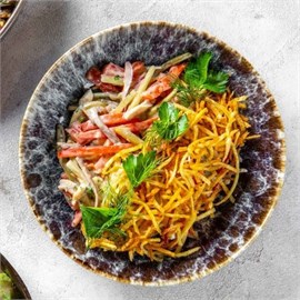 {{photo.Alt || photo.Description || 'Салат с языком, курицей и овощами'}}